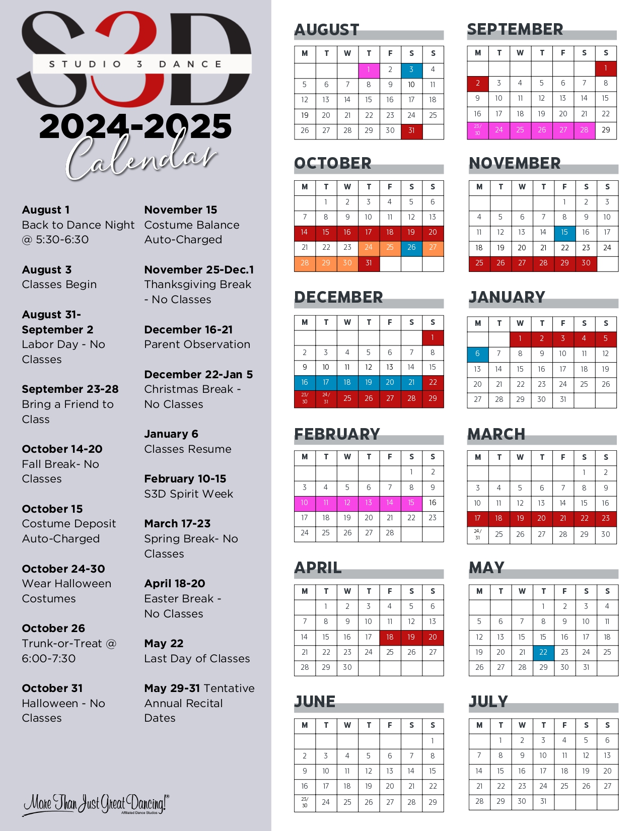 calendar overview