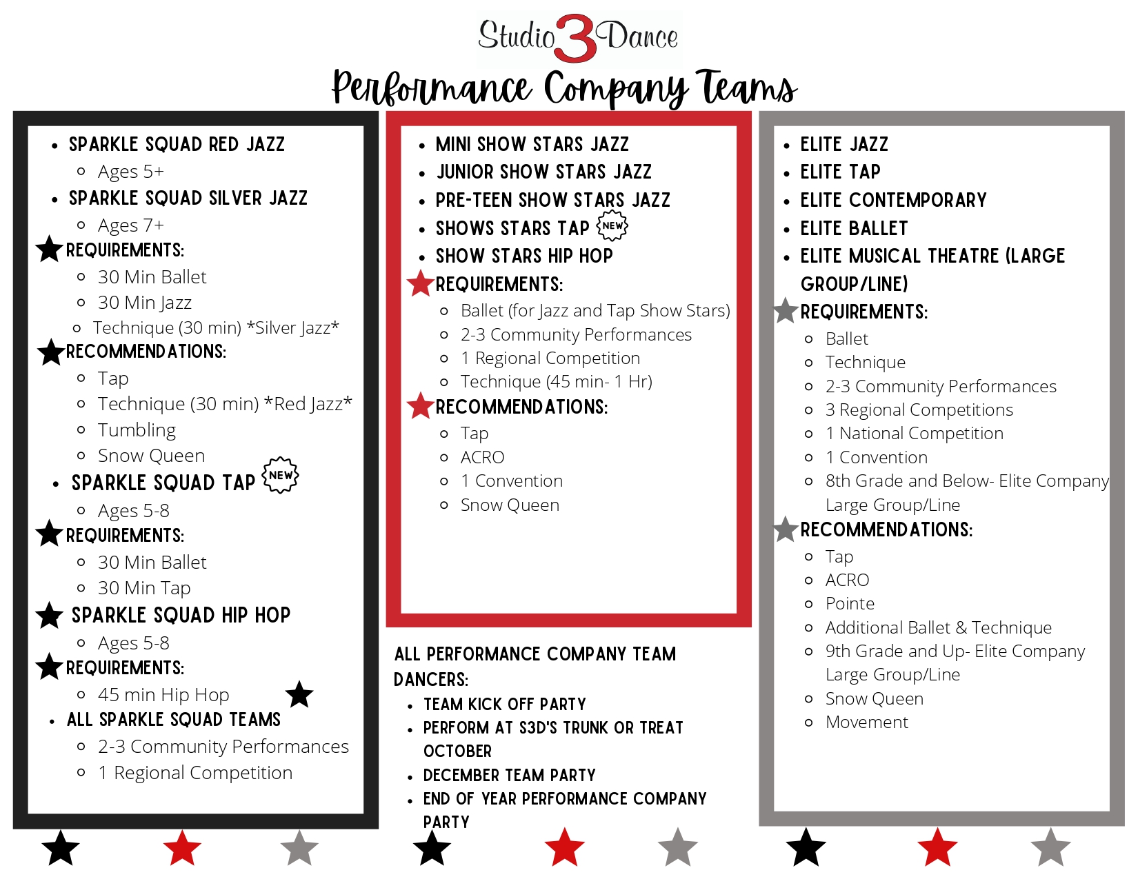 performance company team structure